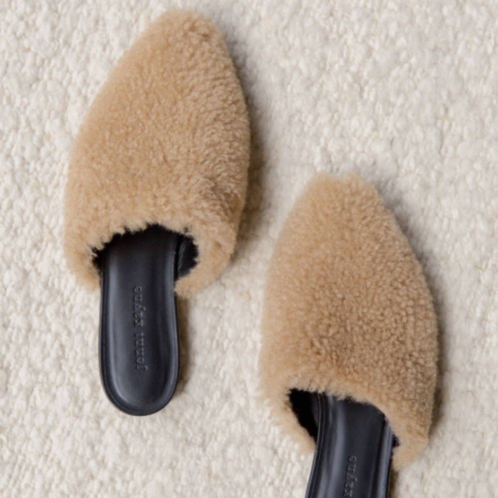 Jenni Kayne shearling mule 38